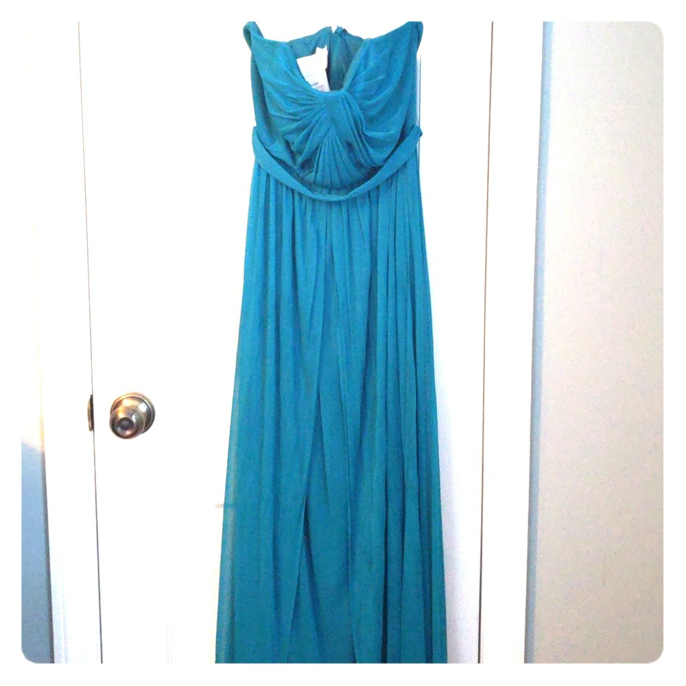 David's Bridal Convertible Bridesmaid Dress
